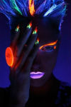 Светящееся в BlackLight (УФ) свете - Краска для Body Art флуоресцентная (неоновая)