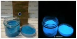 Фотолюминофор цветной ColorGlow-M, цвет: голубой, крупность 20-40 мкн (100 г)