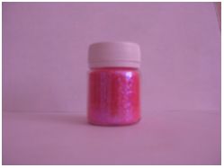 Ирис-глиттер для декоративно-художественных работ и ногтевого дизайна, цвет: флуоресцентный розовый, пр-во Германия, 30 грамм - вид 1 миниатюра