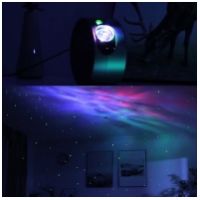 Лазерный проектор LASER STARS для имитации динамичного звездного неба на потолке и стенах версия 2.0: с регулятором яркости и цвета облака туманности с пультом ДУ, 220В, 5Вт/час - вид 1 миниатюра