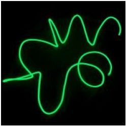 Световой провод повышенной яркости III-поколения, диаметр 3.2мм,цвет: зеленый, м.п. - вид 1 миниатюра