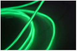 Световой провод повышенной яркости III-поколения, диаметр 5.0мм,цвет: зеленый, м.п. - вид 1 миниатюра