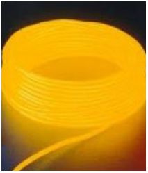 Световой провод повышенной яркости III-поколения, диаметр 5.0мм,цвет: желтый, м.п. - вид 1 миниатюра