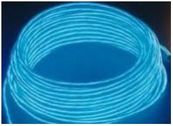 Световой провод повышенной яркости III-поколения, диаметр 5.0мм,цвет: синий, м.п. - вид 1 миниатюра