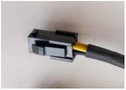 Коннектор - штекер с проводом - для подключения питания к световому проводу. - вид 1 миниатюра
