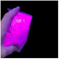 Флуоресцентный пигмент - яркий неоновый цвет днем и при UV-лучах, цвет: МАЛИНОВЫЙ, размер частиц:3-5 мкр, 100 грамм - вид 1 миниатюра