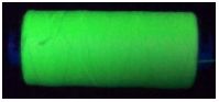Нить флуоресцентная 40/2 (светящаяся в ультрафиолете), цвет: яркий зеленый, 300м - вид 1 миниатюра