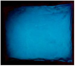 Люминофор повышенной яркости Blue Glow, водостойкий, крупность частиц до 75 мкн, цвет свечения: синий, время видимого свечения: до 4 часов - вид 1 миниатюра