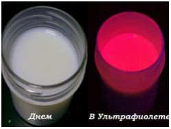 Краска невидимая латексная AcidColors PHANTOM воднодисперсная акриловая художественная, цвет свечения: красный, вес: 100 г. - вид 1 миниатюра