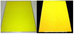 Лист электролюминесцентной световой бумаги (EL-панели) A4 (29.7 x 21 см) с с ламинацией, площадь (см2): 625, цвет: желтый - вид 1 миниатюра