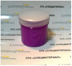 Краска флуоресцентная ФИОЛЕТОВАЯ AcidColors "GLASS": 100г. морозо- и водо- стойкая - вид 1 миниатюра