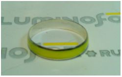 Кольцо люминесцентное, цвет: желтый , диаметр 17-20 мм. - вид 1 миниатюра