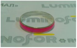 Кольцо люминесцентное, цвет: розовый, диаметр 17-20 мм. - вид 1 миниатюра