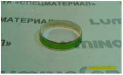 Кольцо люминесцентное, цвет: зеленый, диаметр 17-20 мм. - вид 1 миниатюра