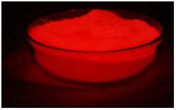 Люминофор ЛДП=5мА(65) для алкидных сред Red Glow, цвет свечения: ярко-алый, крупность до 65 мкн (100 г)