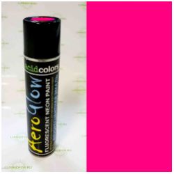 АЭРОЗОЛЬНАЯ ФЛУОРЕСЦЕНТНАЯ КРАСКА AcidColors AEROGLOW Fluorescent Spray, 520 мл (311 г) с эффектом прямого светоотражения, цвет: розовый - вид 1 миниатюра