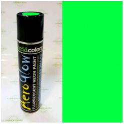 АЭРОЗОЛЬНАЯ ФЛУОРЕСЦЕНТНАЯ КРАСКА AcidColors AEROGLOW Fluorescent Spray, 520 мл (311 г) с эффектом прямого светоотражения, цвет: зелёный - вид 1 миниатюра