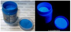 Краска AcidColors FLUORESCENT NEON акриловая Флуоресцентная художественная, цвет: синий ,0.5 кг. - вид 1 миниатюра