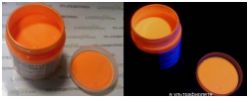 Краска AcidColors FLUORESCENT NEON акриловая Флуоресцентная художественная, цвет: оранжевый, 0.5 кг. - вид 1 миниатюра