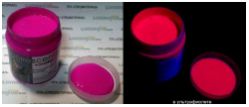 Краска AcidColors FLUORESCENT NEON акриловая Флуоресцентная художественная, цвет: малиновый ,0.5 кг. - вид 1 миниатюра