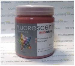 Краска AcidColors FLUORESCENT NEON акриловая Флуоресцентная художественная, цвет: коричневый, 0.5 кг. - вид 1 миниатюра