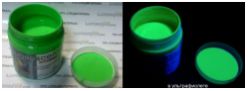 Краска AcidColors FLUORESCENT NEON акриловая Флуоресцентная художественная, цвет: зеленый, 0.5 кг. - вид 1 миниатюра