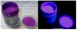 Краска AcidColors FLUORESCENT NEON акриловая Флуоресцентная художественная, цвет: сиреневый, 0.5 кг. - вид 1 миниатюра