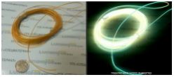 Световой провод повышенной яркости III-поколения, диаметр 1.4 мм, цвет: ОРАНЖЕВЫЙ, метр - вид 1 миниатюра
