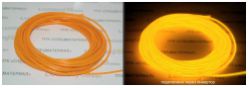 Световой провод повышенной яркости III-поколения, диаметр 2.2 мм,цвет: ОРАНЖЕВЫЙ, метр - вид 1 миниатюра