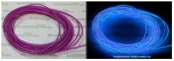 Световой провод повышенной яркости III-поколения, диаметр 2.2 мм,цвет: ФИОЛЕТОВЫЙ, метр - вид 1 миниатюра
