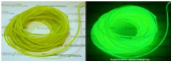 Световой провод повышенной яркости III-поколения, диаметр 2.2 мм,цвет: ЛИМОННЫЙ, метр - вид 1 миниатюра