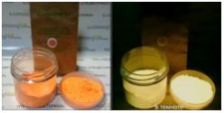 Фотолюминофор цветной ColorGlow-M, цвет: оранжевый, крупность 20-40 мкн (100 г) - вид 1 миниатюра