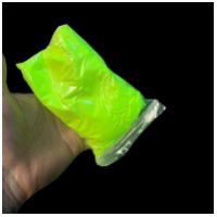 Флуоресцентный пигмент - яркий неоновый цвет днем и при UV-лучах, цвет: ЛИМОННЫЙ, размер частиц:3-5 мкр., 100 грамм - вид 2 миниатюра