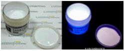 Краска невидимая латексная AcidColors PHANTOM воднодисперсная акриловая художественная, цвет свечения: БЕЛЫЙ, вес: 100 г. - вид 1 миниатюра