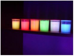Краска невидимая латексная AcidColors PHANTOM воднодисперсная акриловая художественная, цвет свечения: ЖЕЛТЫЙ ХРОМ, вес: 100 г. - вид 1 миниатюра