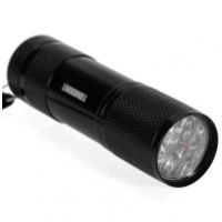 Ультрафиолетовый фонарик Flashlight 9LED светодиодный 395-410 нм - вид 1 миниатюра