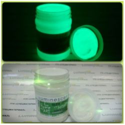 AcidColors LUMINESCENT Glow STANDART краска светящаяся в темноте акриловая латексная на водной основе для использования в помещениях, светится зеленым светом, 250 г - вид 1 миниатюра