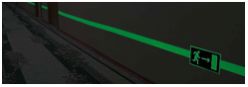 Светоотражающая фотолюминесцентная краска AcidColors Premium REFLECTIVE GLOW, белого цвета с зелёным свечением в темноте 0.5 кг - вид 1 миниатюра
