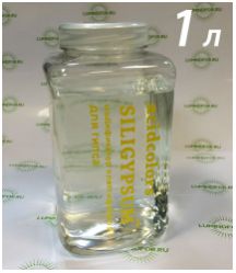 Жидкий прозрачный модификатор пластификатор для гипса AcidColors SiliGypsum-U (Качество и 0% водопоглощение), 1 л - вид 1 миниатюра