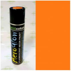 АЭРОЗОЛЬНАЯ ФЛУОРЕСЦЕНТНАЯ КРАСКА AcidColors AEROGLOW Fluorescent Spray, 520 мл (311 г) с эффектом прямого светоотражения, цвет: оранжевый - вид 1 миниатюра