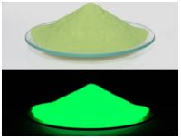 Люминофор HLS-G803 с зелёным свечением в темноте 20-40 мкн (пр-во Китай), контейнер 25-100 кг (свечение более 24 часов) - вид 1 миниатюра