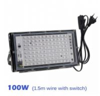 Светодиодный ультрафиолетовый светильник прожектор UV LED 220В STANDART 100Вт 395-410 нм интерьерный - вид 1 миниатюра