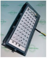 Светодиодный ультрафиолетовый светильник прожектор UV LED 220В STANDART 50Вт 395-410 нм интерьерный - вид 1 миниатюра